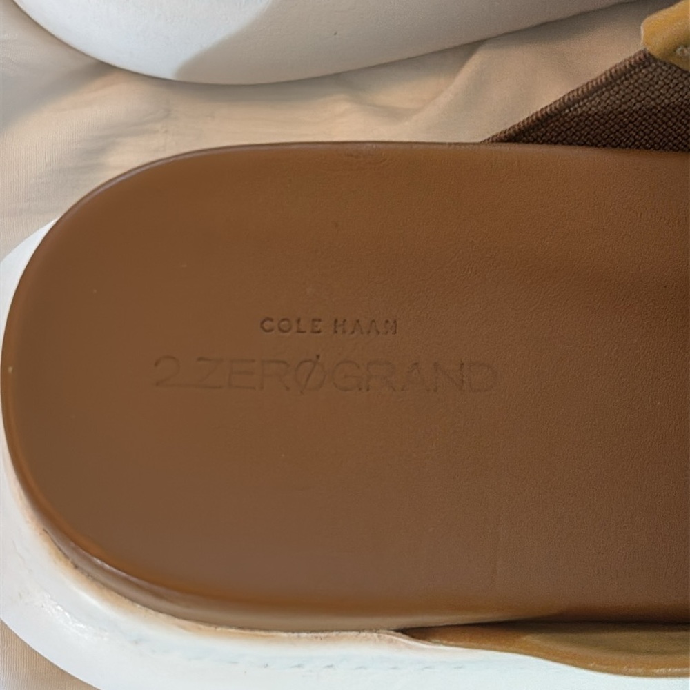 Cole Haan women’s 2.Zerogrand leather slide sandal - size 6.5 - Picture 3 of 12